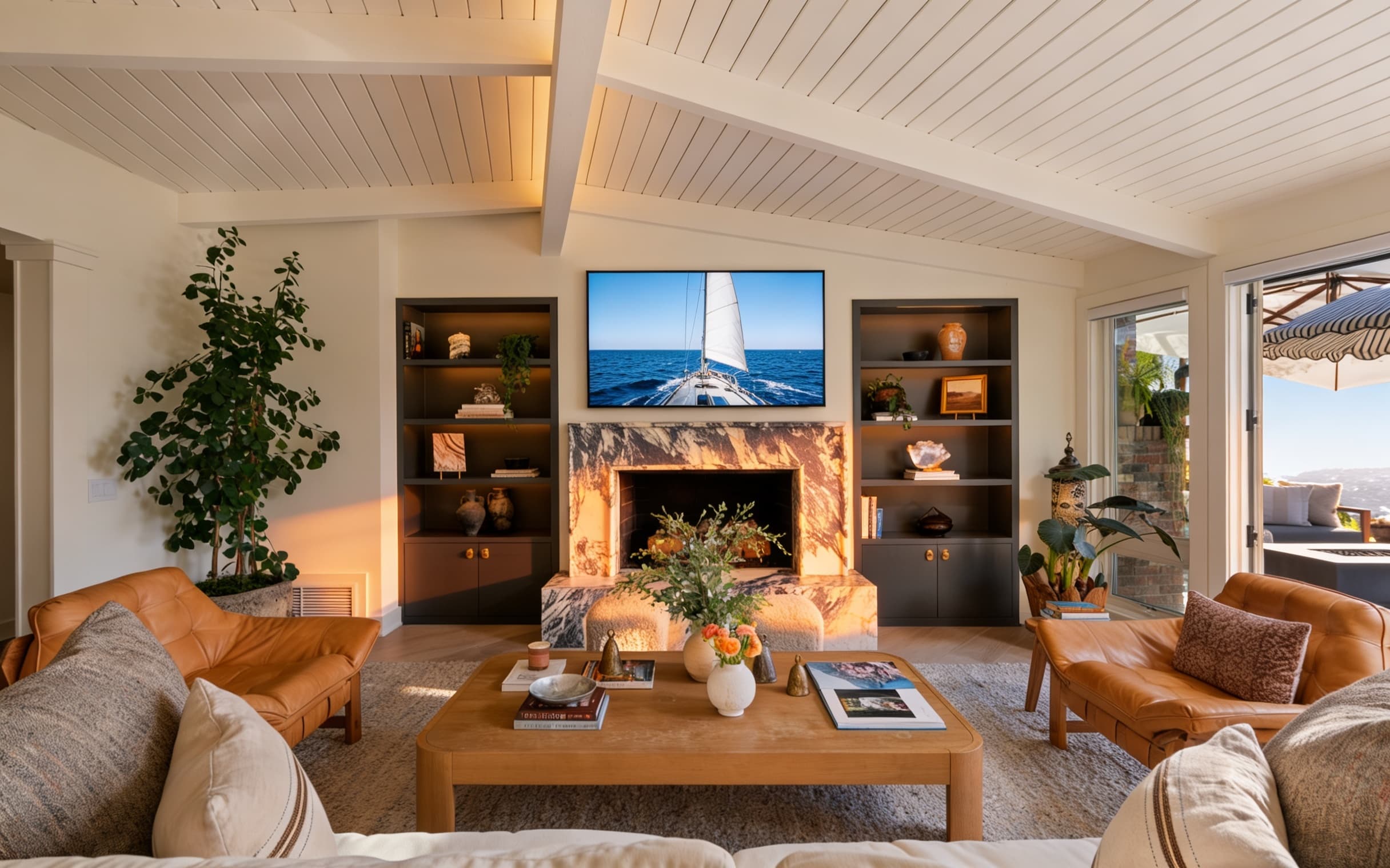 Living Room · Fireside
