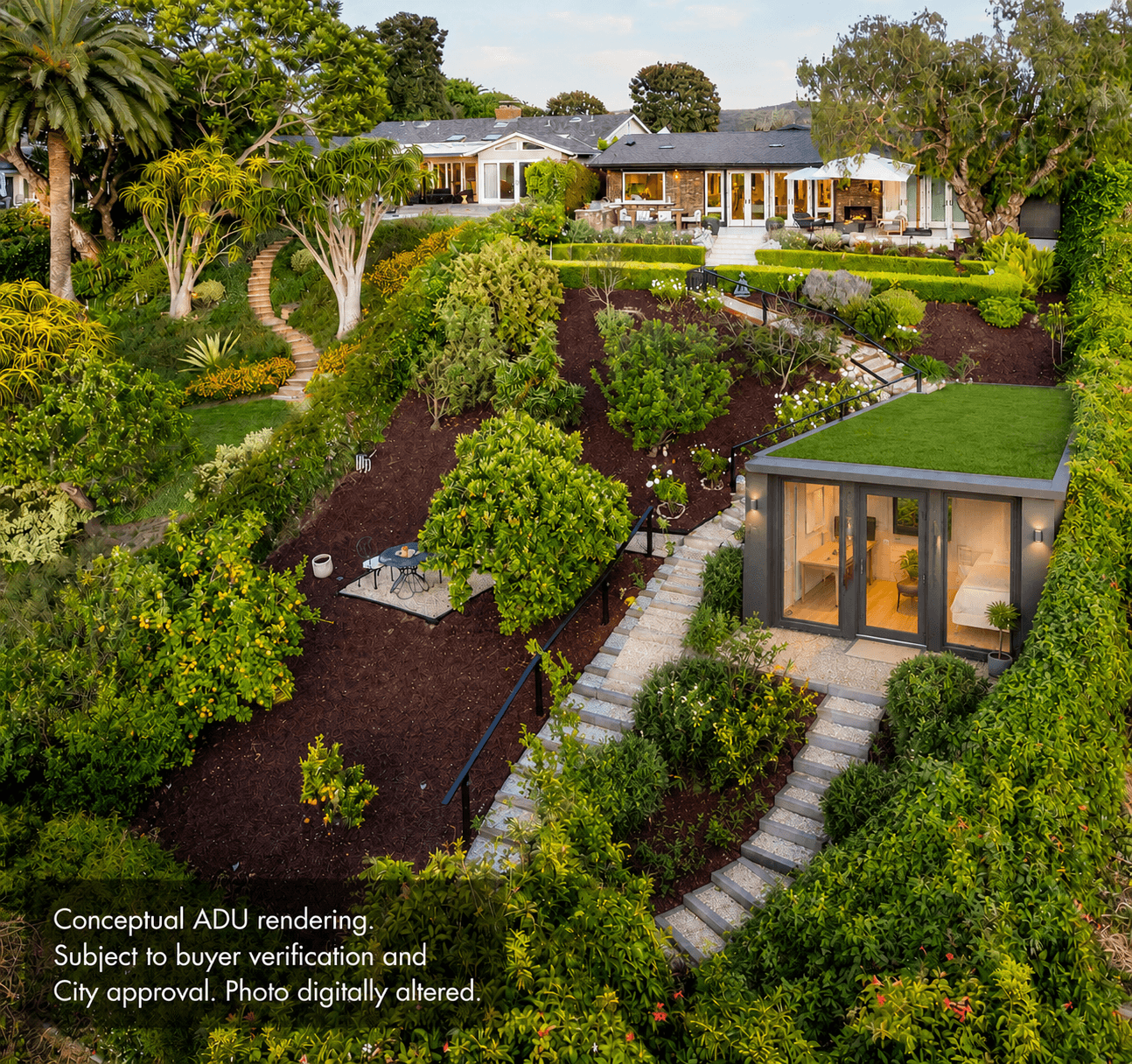 Detached ADU - conceptual rendering